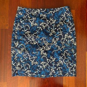 Banana Republic anchor pencil skirt